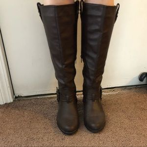 Brown Rampage Knee High Boots